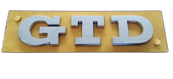 Original Volkswagen Schriftzug GTD Heck Logo Emblem Golf7