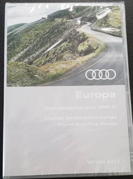 original Kartenmaterial Audi RNS-E Europa 2017 8P0060884CM  neu 2017