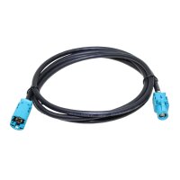 HSD-Verlängerung, wasserblau, gerader Stecker -...