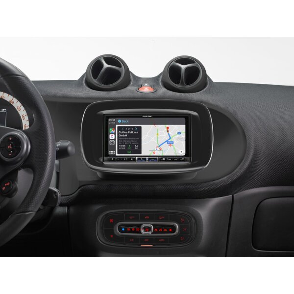 Digital-Media-Station 7 Zoll Touchscreen, DAB+, Apple CarPlay Wireless, Android Auto für Smart 453