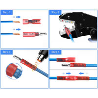 AMPIRE Kabelverbindungs-Set 192-teilig, inklusive Crimpzange