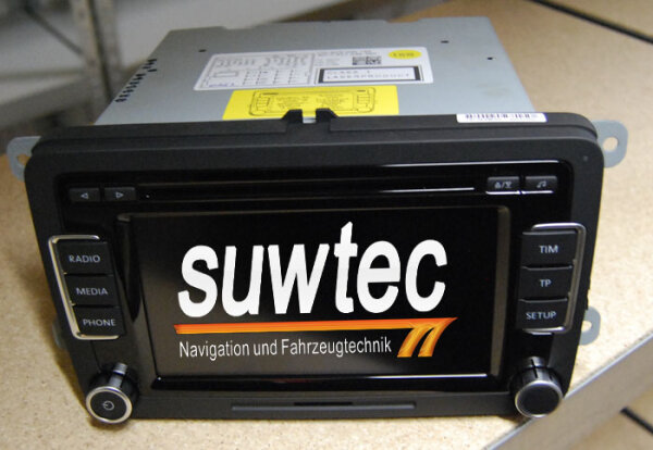 VW Radio RCD510 RCD 510 mit MP3 Wechsler + SD Slot VW  3C8035195F 3C8 035 195 F