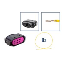 Reparatursatz Stecker 12 polig Steckverbinder VW 1J0 941 165 für VW Audi Seat Skoda