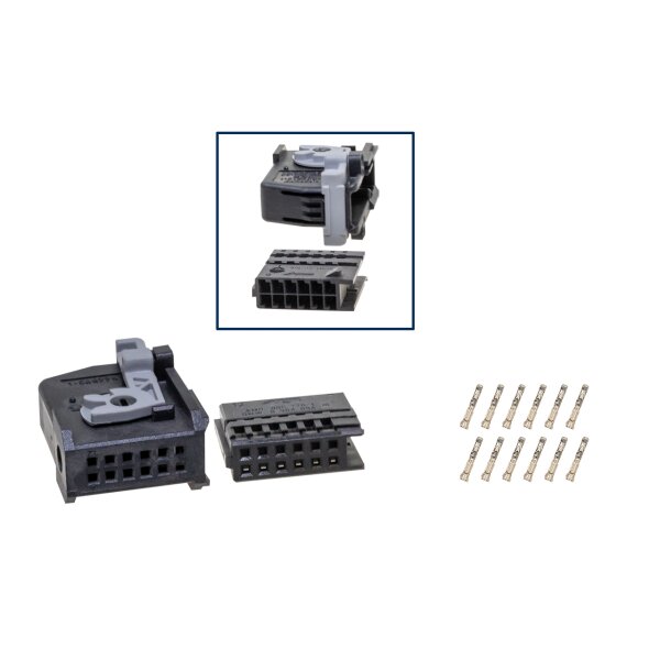 Reparatursatz Stecker 12 polig Buchsengehäuse BMW 8364646