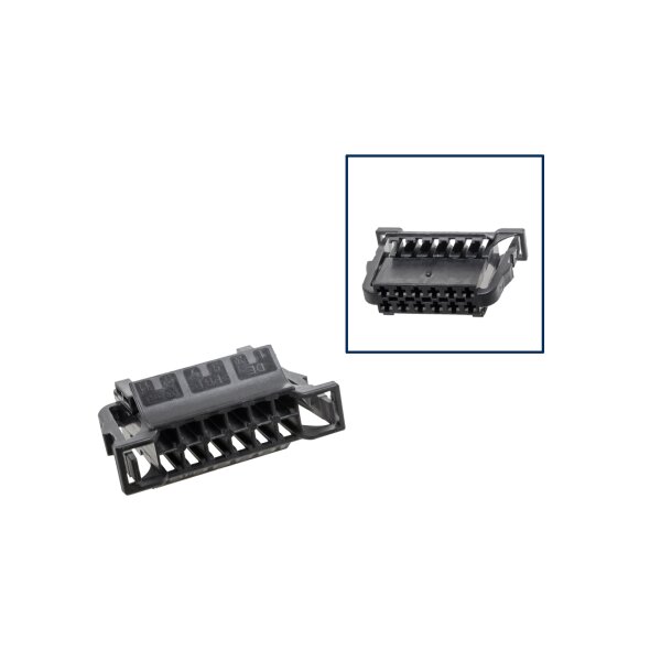 Reparatursatz Stecker 12 polig Steckergehäuse VW 3B0 972 726 / 6Q0 972 726 für VW Audi Seat Skoda