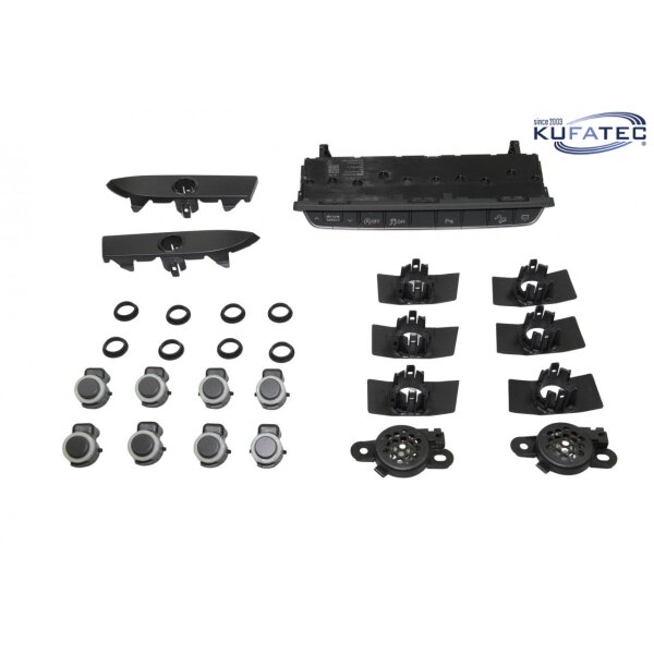 KUFATEC Komplettset APS+ plus (optische Anzeige) Front & Heck für Audi Q5 FY