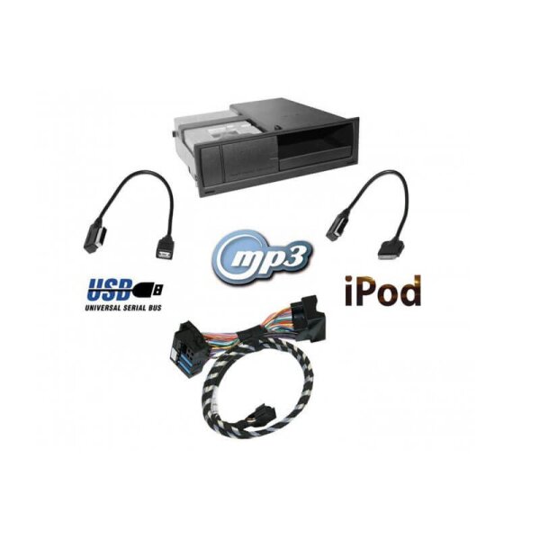 KUFATEC Nachrüst-Set AMI (Audi music interface) RNS-E für Audi A3 8P, TT 8J