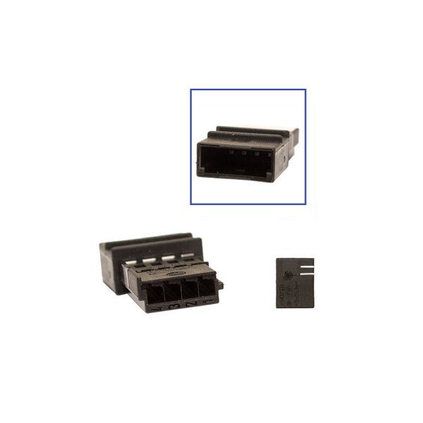 Reparatursatz Stecker 4 polig 8E0 972 643 Buchsengehäuse für VW Audi Seat Skoda