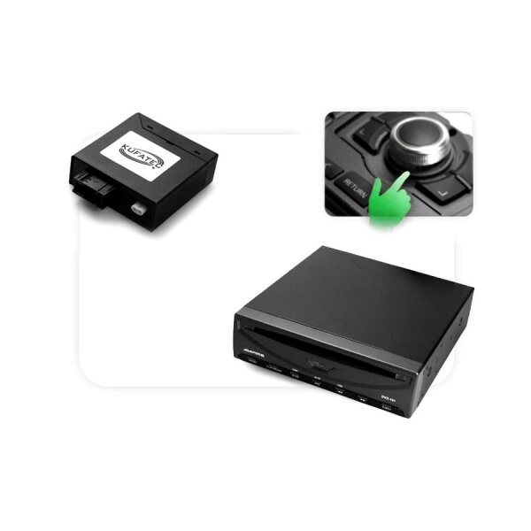 KUFATEC DVD-Player USB + Multimedia Adapter LWL mit Steuerung