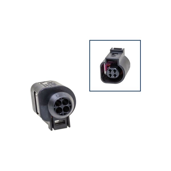 Reparatursatz Stecker 4 polig 4B0 973 712 Steckergehäuse für VW Audi Seat Skoda
