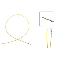 Reparaturleitung, Reparaturkabel, Einzelleitung Flachst. 2,8