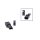 Reparatursatz Stecker 2 polig Stiftgehäuse VW 8E0 972 763 für VW Audi Seat Skoda
