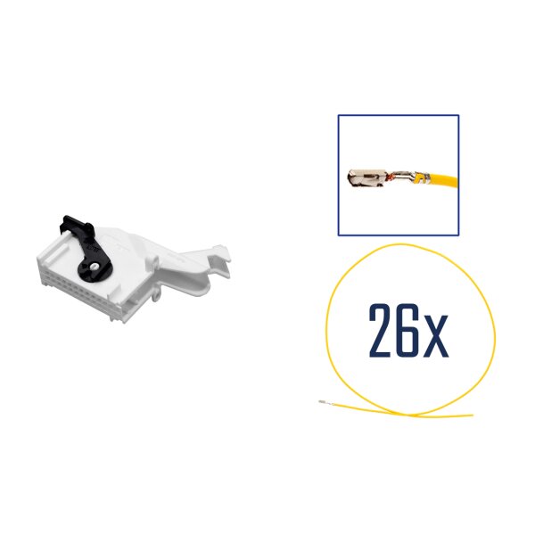 Reparatursatz Stecker 26 polig 7M3 972 726 B für VW Audi Seat Skoda
