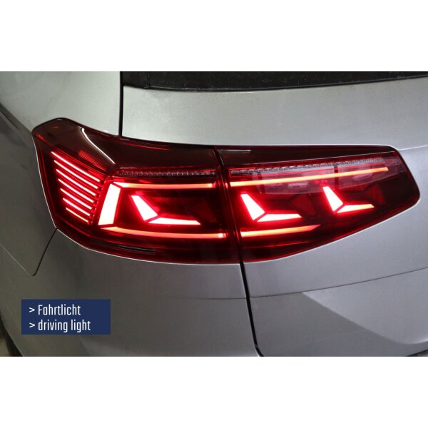 KUFATEC Komplettset Facelift LED-Heckleuchten für VW Passat B8