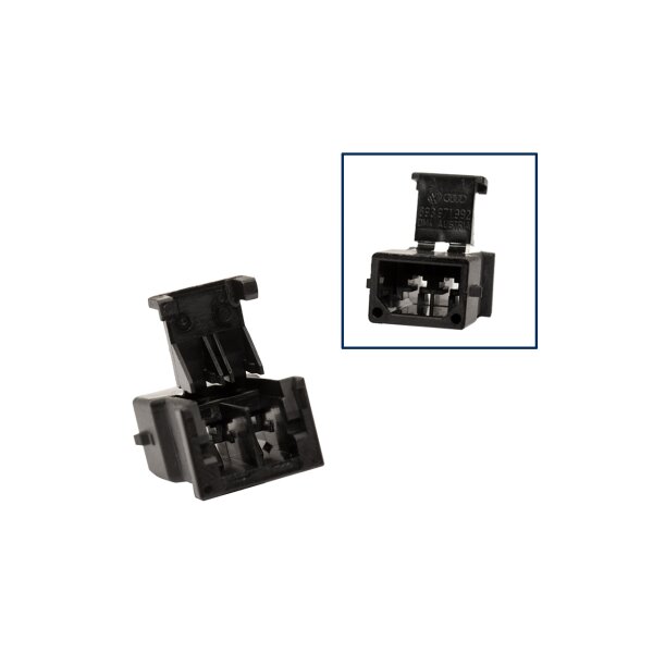Reparatursatz Stecker 2 polig 893 971 992 Flachsteckergehäuse für VW Audi Seat Skoda