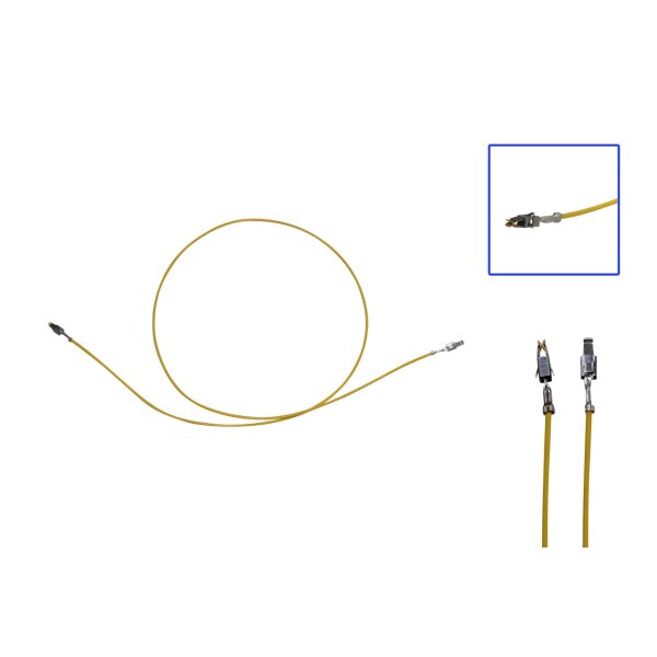 Reparaturleitung, Reparaturkabel, Einzelleitung JPT selektiv vergoldet 0.5 wie 000 979 021 EA