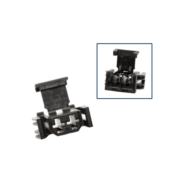 Reparatursatz Stecker 2 polig 893 971 632 Flachkontaktgehäuse für VW Audi Seat Skoda
