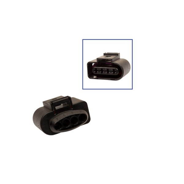Reparatursatz Stecker 4 polig 1J0 973 724 Steckergehäuse für VW Audi Seat Skoda
