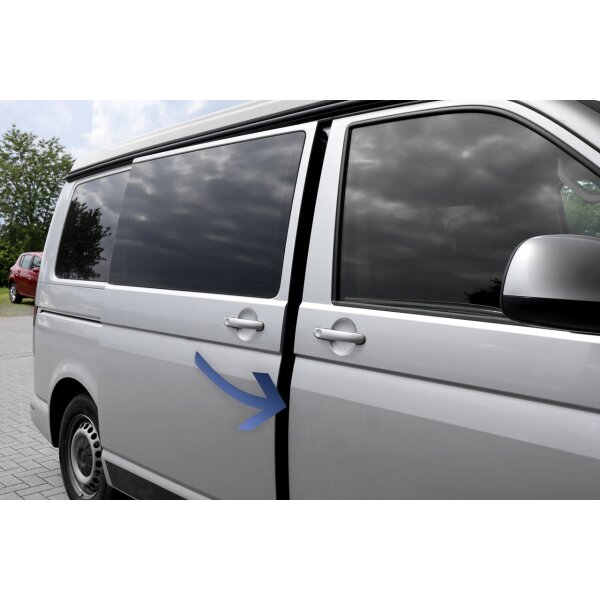 KUFATEC Komplettset Soft Close, Komfortschließen, Zuziehhilfe Schiebetür für VW T6 SG