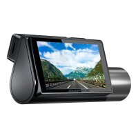 AMPIRE 4G-LTE-Dashcam DC7-PLUS mit Touchscreen, 2K Front, 1080p Heck, GPS