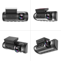 AMPIRE 2-Kanal-Dashcam DC3-PLUS mit Touchscreen, 4K Front, 1080p Heck, inkl. 64 GB