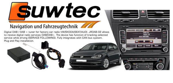 DAB / DAB + Integration VW RCD510 RNS510 RNS810 RCD510 DAB+ Plug & Play