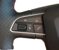 MFA 5F0419091R Sportlenkrad abgeflacht Seat Leon 5F FR Ibiza 6P Lenkrad Leder gelocht Neu