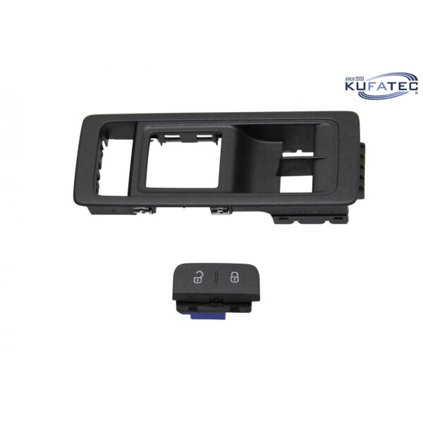 KUFATEC Komplettset Zentralverriegelung Safe Lock ZV-Taster Fahrertür für VW T6 SG