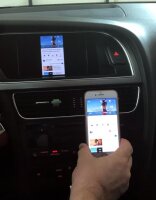 Smartphone-Integration Audi MMI 3G High Apple CarPlay