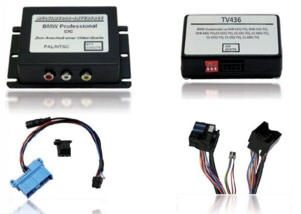 Multimedia Interface auf MOST Basis für BMW Professional Navigation E65 CIC, CCC mit Kabelsatz