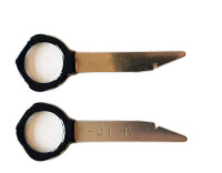 2x Entriegelungshaken Entriegelung Schlüssel...