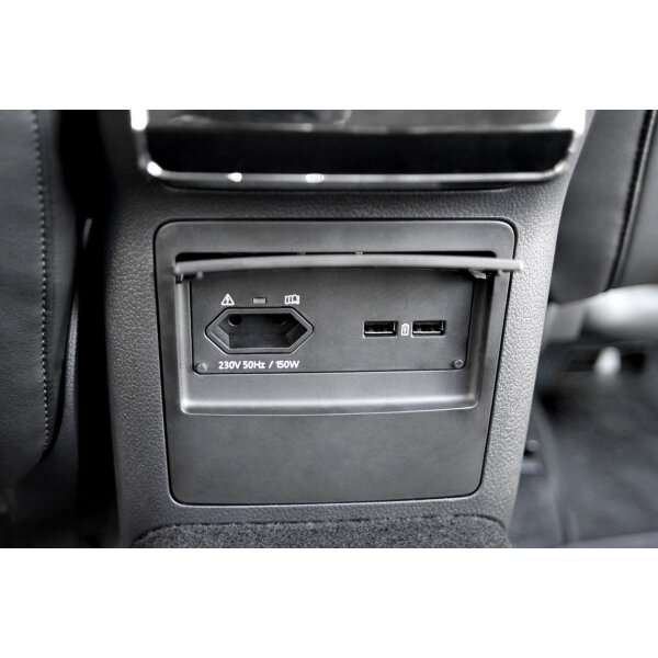 KUFATEC Komplettset 230 Volt Steckdose + USB Hub für Skoda Superb 3V