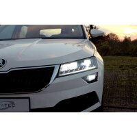 KUFATEC LED-Scheinwerfer mit LED TFL für Skoda Karoq...