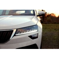 KUFATEC LED-Scheinwerfer mit LED TFL für Skoda Karoq...