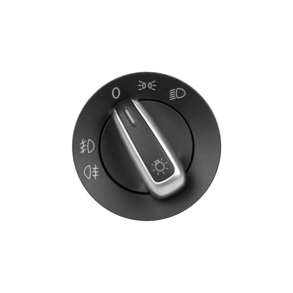 Lichtschalter mit Chrom für VW, Seat Fahrzeuge mit Nebelscheinwerfer und BCM