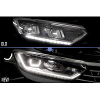 KUFATEC Adapter LED auf LED mit Kurvenlicht für VW Passat B8