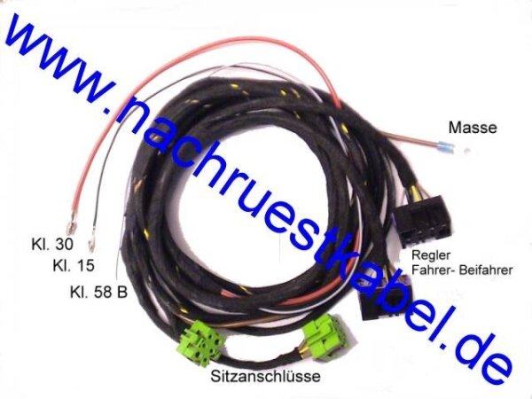 Kabelsatz Sitzheizung Audi A4 B5