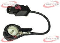 Antennenadapter FAKRA schwarz - 50 Ohm ISO