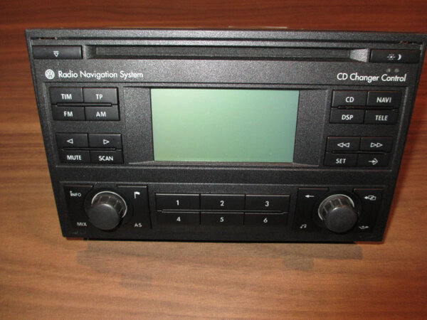 VW Navigation Blaupunkt MCD NON DX ohne TMC  6N0035191X neu