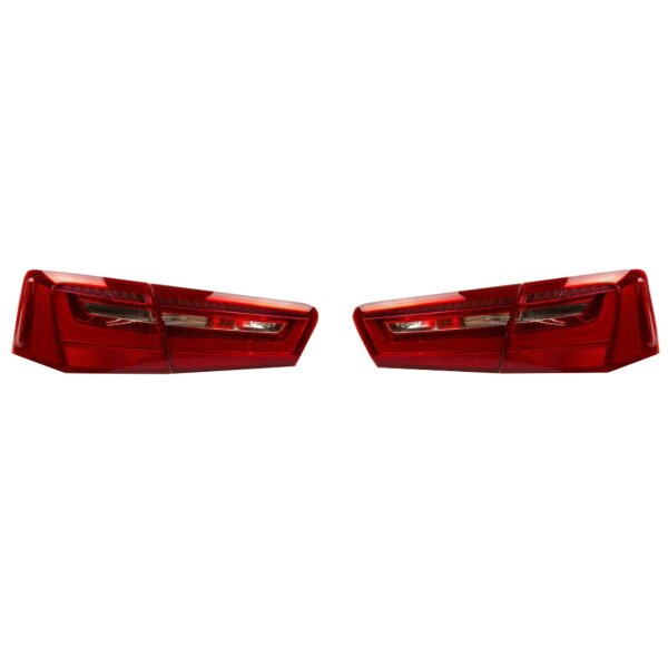 KUFATEC Komplettset LED-Heckleuchten für Audi A6 4G Limousine