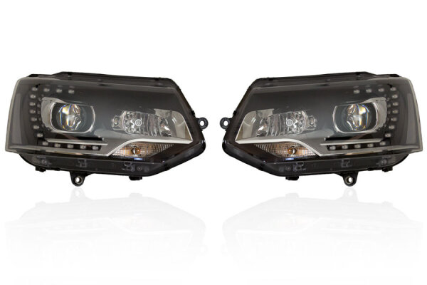 Bi-Xenon Scheinwerfer LED TFL für VW T5 GP