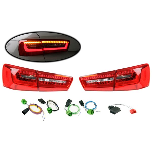 KUFATEC Komplettset LED-Heckleuchten für Audi A6 Avant (4G)