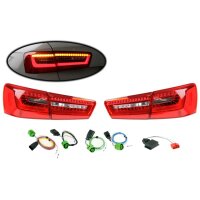 KUFATEC Komplettset LED-Heckleuchten für Audi A6...