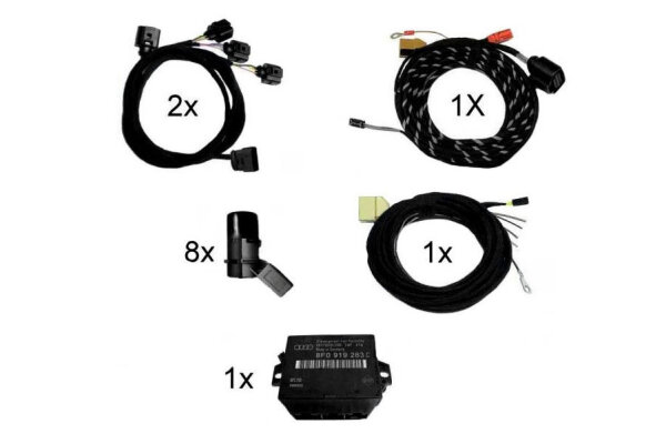 Komplett-Set APS+ (plus) Front und Heck für Audi A4 8E
