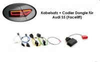 Kabelsatz + Codier Dongle LED Heckleuchten Audi A5/ S5 Facelift