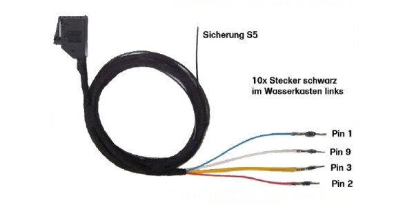 Kabelsatz GRA Tempomat A2 8Z TDI