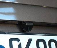 AMPIRE Mini Farb-Rückfahrkamera, Unterbau mit 155° Weitwinkellinse