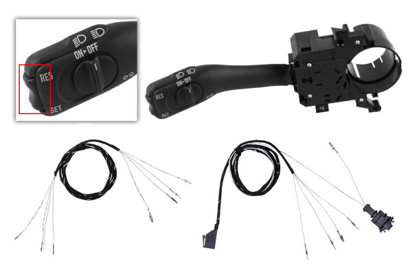 Komplettset GRA (Tempomat) für Audi, VW, Seat - Benziner