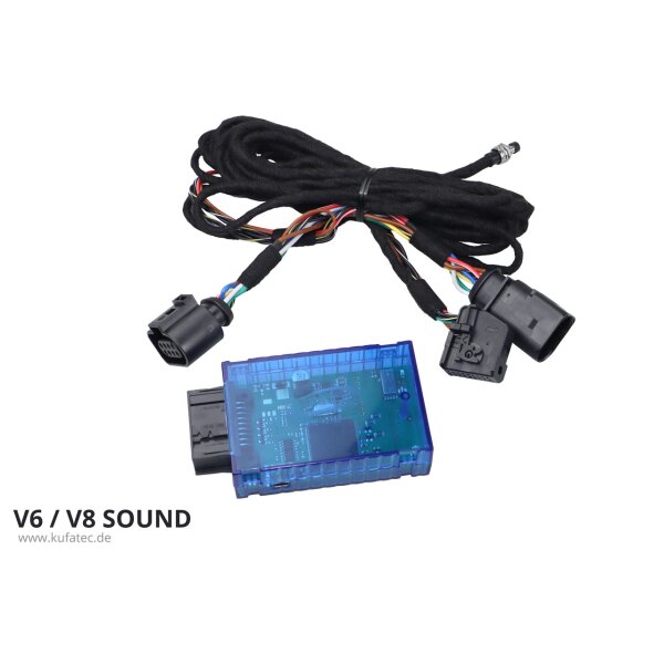 KUFATEC Sound Booster Pro Active Sound für Audi A4 8K, A5 8T