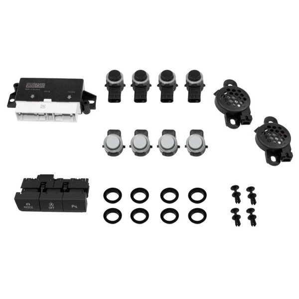KUFATEC Komplettset APS+ (optische Anzeige MMI) Front und Heck für Seat Leon 5F